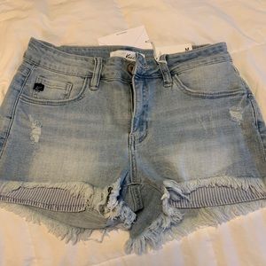 KanCan mid-rise Jean shorts. Brand new $45